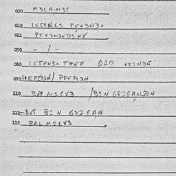 Eastern questionnaire, answ...