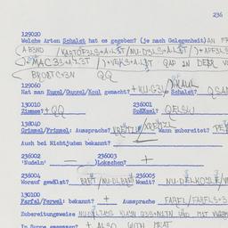 Western questionnaire, answ...