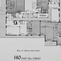 140 E. 56 Street, Plan Of 1...