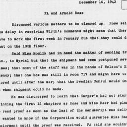 Memorandum from Florence An...
