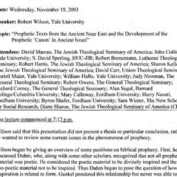 Minutes, 2003-11-19. The St...