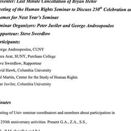 Minutes, 2002-12-16. Human ...