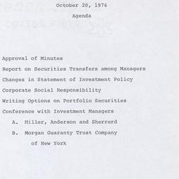 Meeting of the Finance and ...