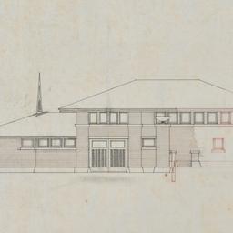 Working drawing #4: Front e...