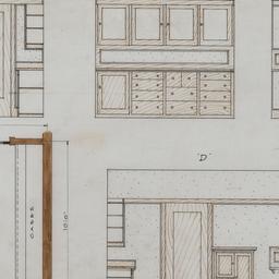 Kitchen plan, elevations