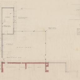 Shop addition [plan, sectio...