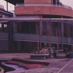 Construction view, along gl...