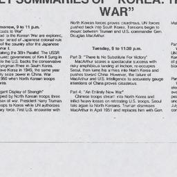 Daily summaries of 'Kor...