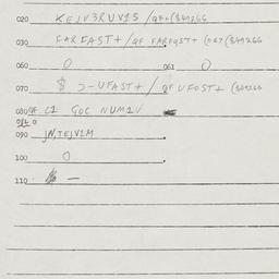 Eastern questionnaire, answ...