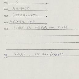 Eastern questionnaire, answ...