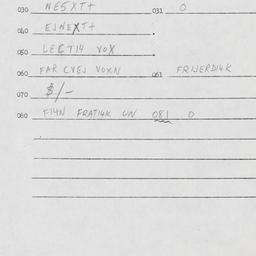 Eastern questionnaire, answ...