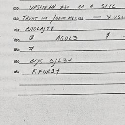 Eastern questionnaire, answ...