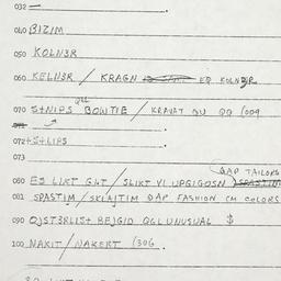 Eastern questionnaire, answ...
