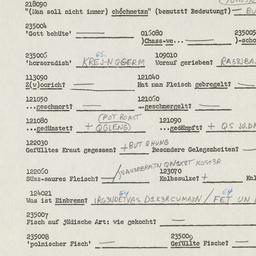 Western questionnaire, answ...