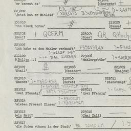 Western questionnaire, answ...