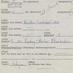 Western questionnaire, answ...