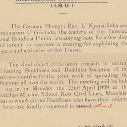 International Buddhist Unio...