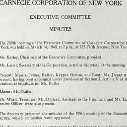 Executive Committee Meeting