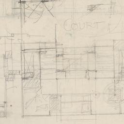 Original floor plan, sign, ...