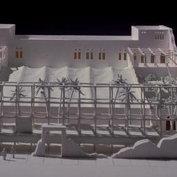 Model, exterior view.