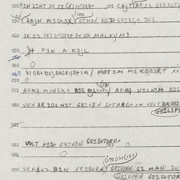 Eastern questionnaire, answ...