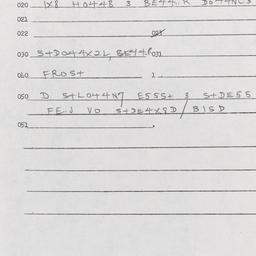Western questionnaire, answ...