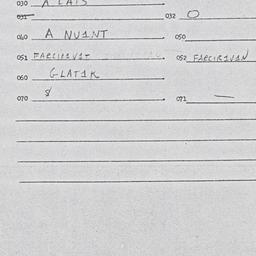 Eastern questionnaire, answ...
