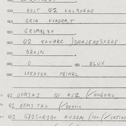 Eastern questionnaire, answ...