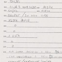 Eastern questionnaire, answ...