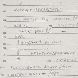 Eastern questionnaire, answ...