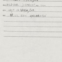 Eastern questionnaire, answ...