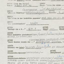 Western questionnaire, answ...