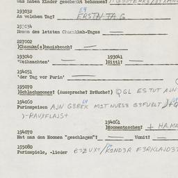 Western questionnaire, answ...