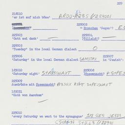 Western questionnaire, answ...