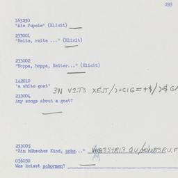 Western questionnaire, answ...