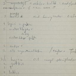 Eastern questionnaire, blue...