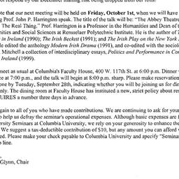Announcements, 2004-10-01. ...