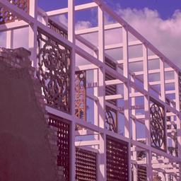 Exterior view, deconstructe...
