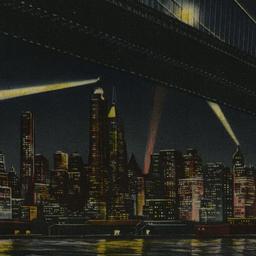 Skyline of Lower Manhattan ...