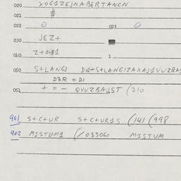 Eastern questionnaire, answ...