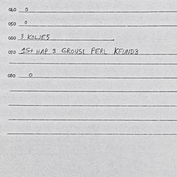 Eastern questionnaire, answ...