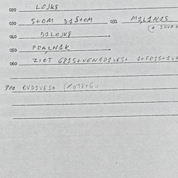 Eastern questionnaire, answ...