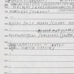 Eastern questionnaire, answ...