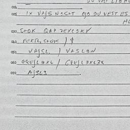 Eastern questionnaire, answ...