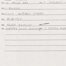 Eastern questionnaire, answ...