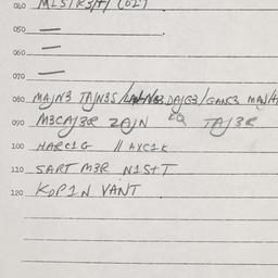 Eastern questionnaire, answ...