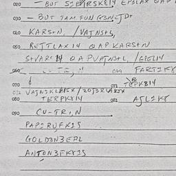 Eastern questionnaire, answ...