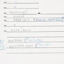 Eastern questionnaire, answ...