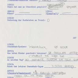 Western questionnaire, answ...