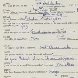 Western questionnaire, answ...